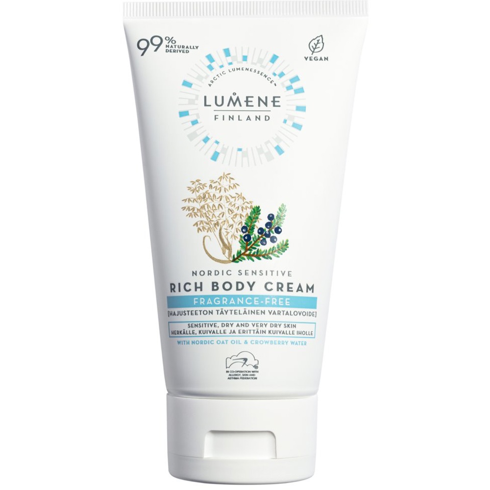 Nordic Sensitive Fragrance-Free Rich Body Cream, 150ml