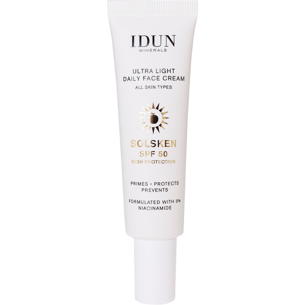 Ultra Light Daily Face Cream Solsken SPF50, 30ml
