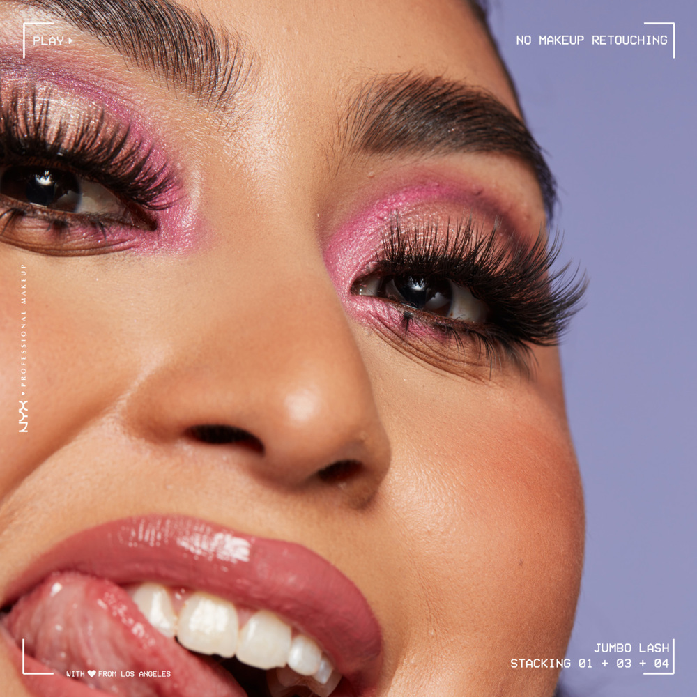 Jumbo Lash! Vegan False Lashes, 04 Fringe Glam