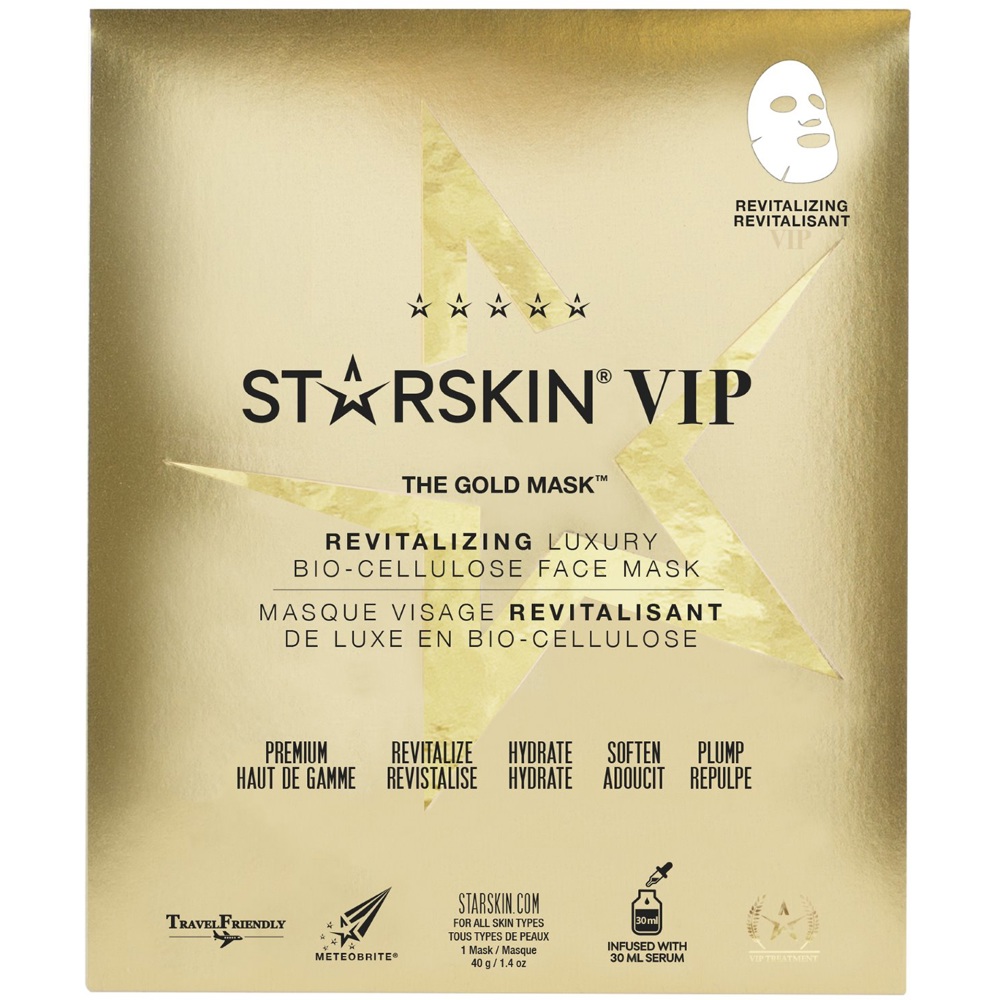 THE GOLD MASK™ VIP Revitalizing Luxury Bio-Cellulose Face Mask, 30ml