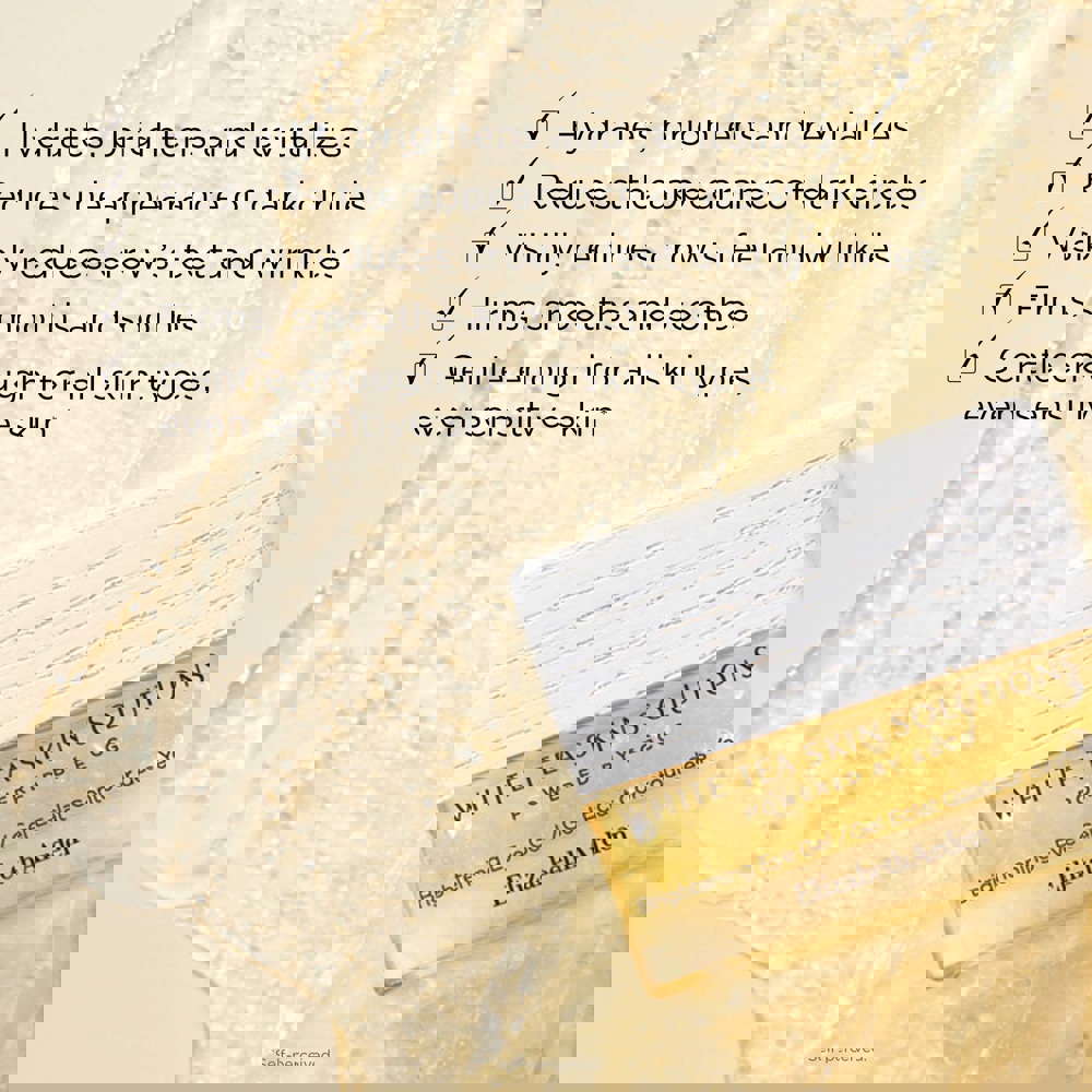 White Tea Skin Brightening Eye Gel, 15ml