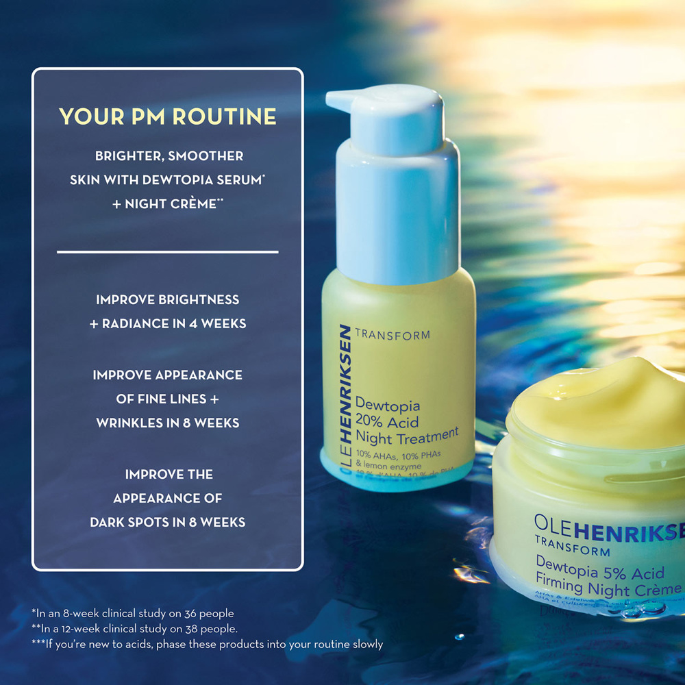 Dewtopia 5% Acid Firming Night Crème