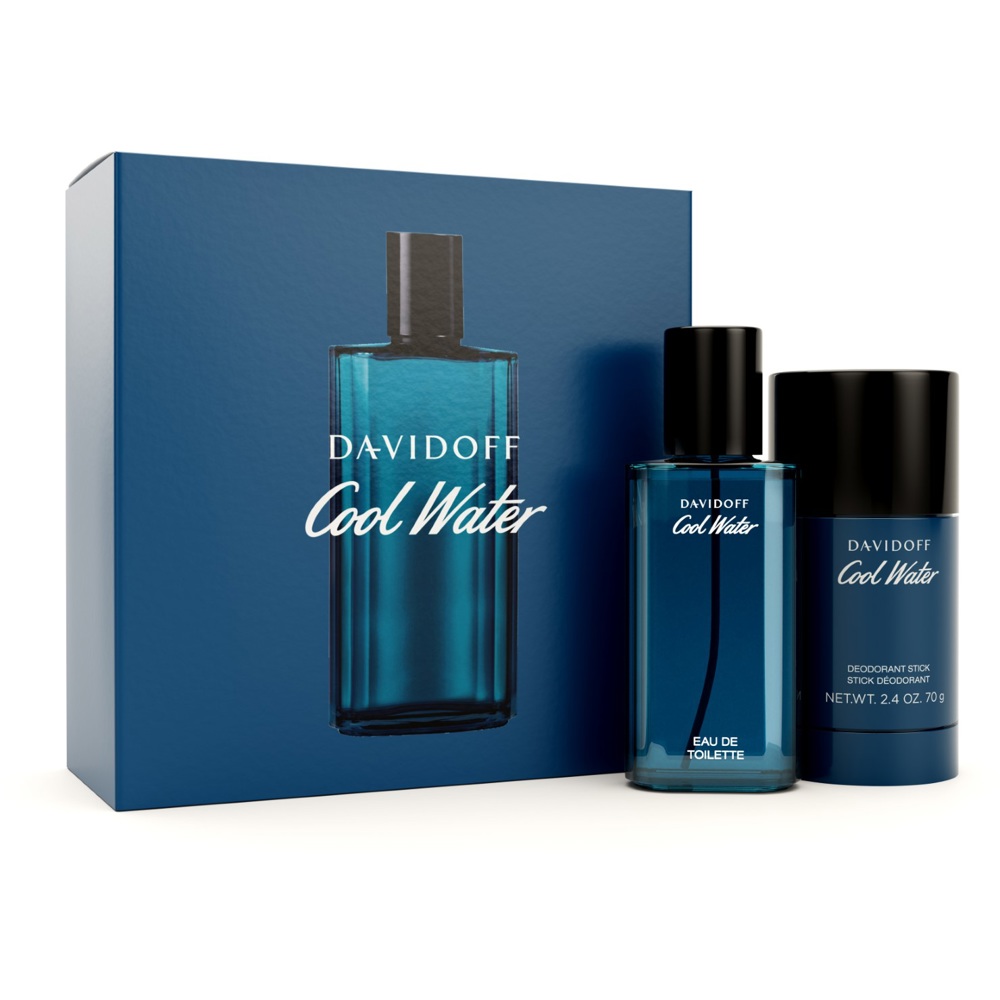 Cool Water Man Gift Set, EdT 40ml + Deostick 75ml