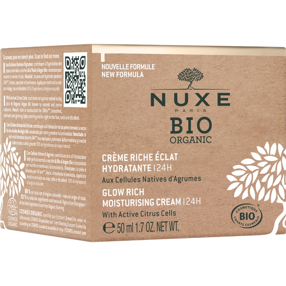 Bio Organic Glow Rich Moisturising Cream, 50ml