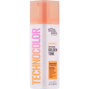 Technocolor 1h Express Self Tanning Foam, 200ml, Caramel (Golden Tone)