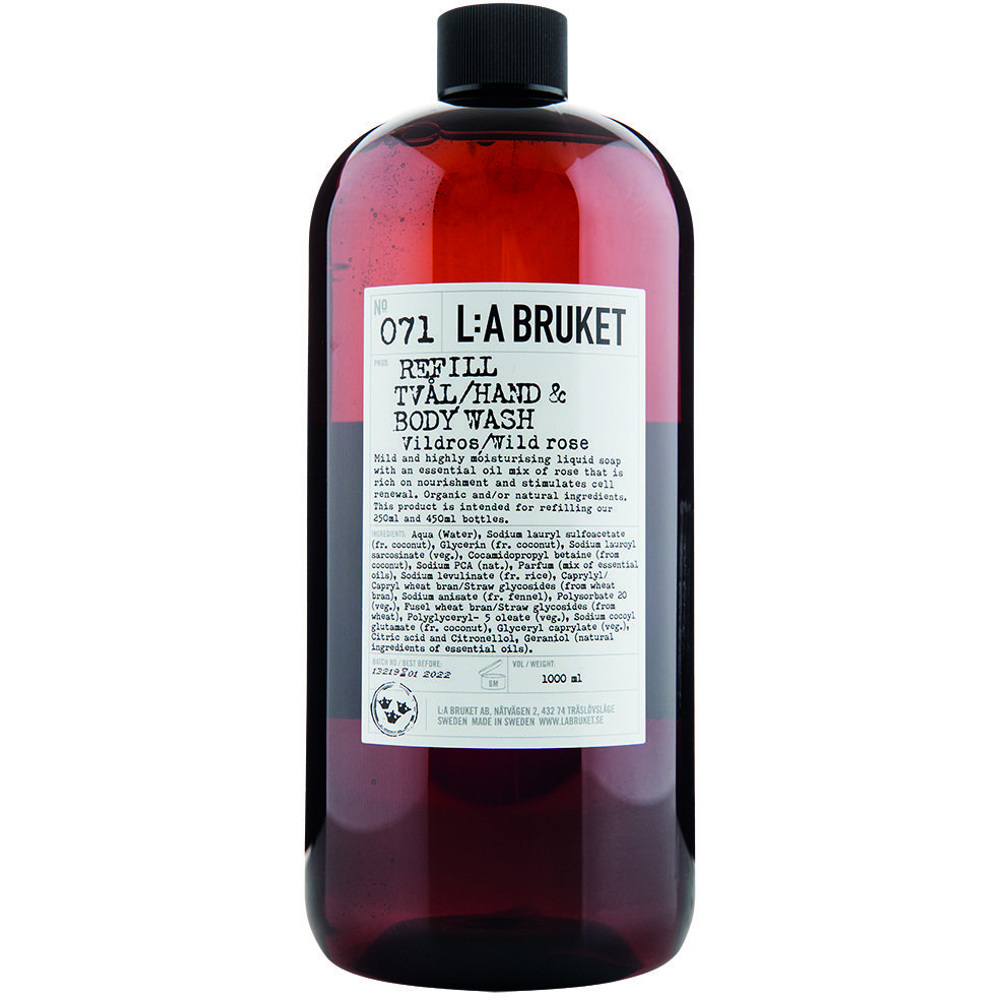 071 Hand & Body Wash, Wild Rose