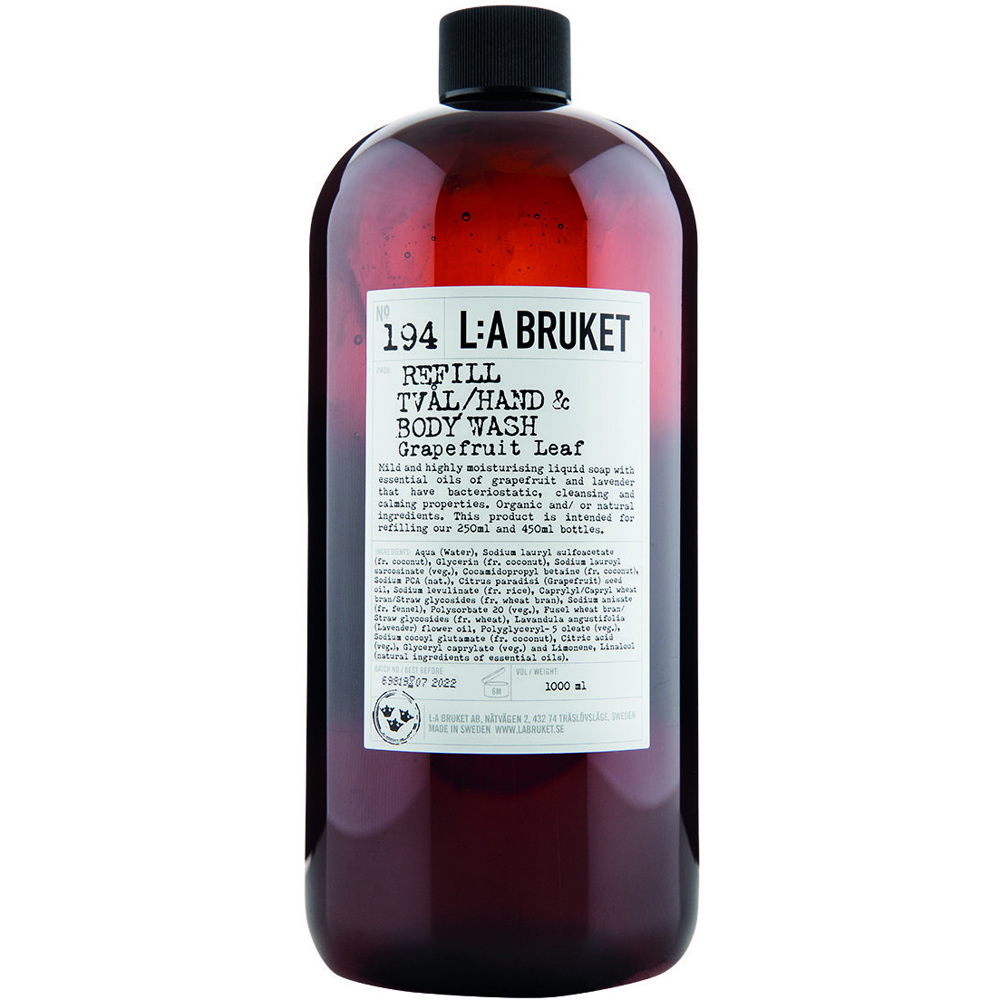 194 Hand & Body Wash, Grapefruit Leaf