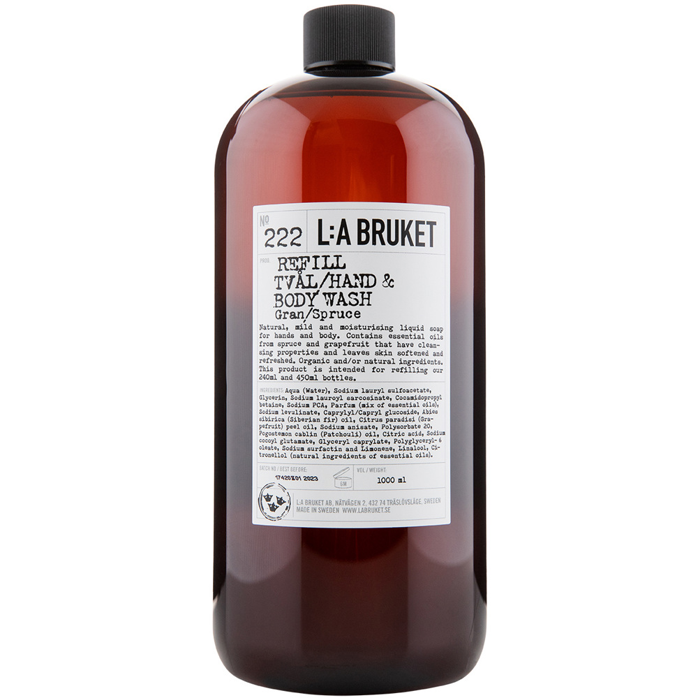 222 Hand & Body Wash, Spruce