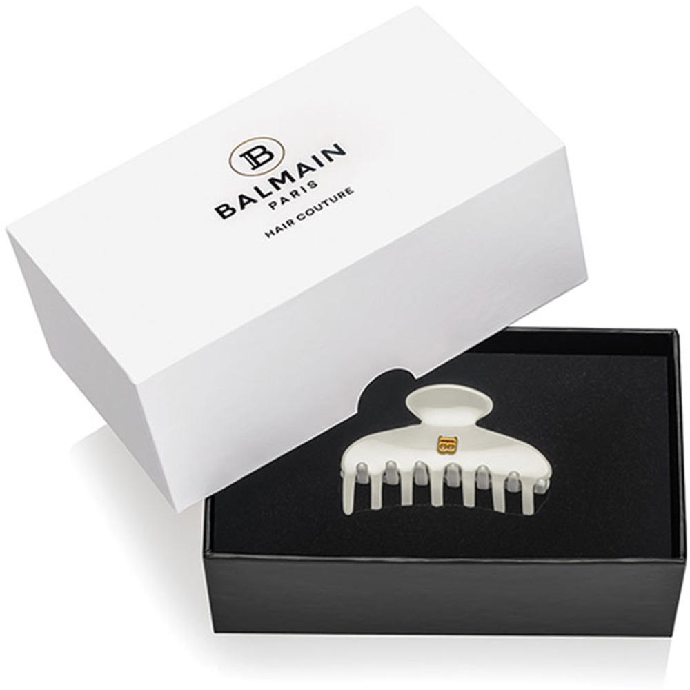 Cellulose Acetate Pince à Cheveux Small White