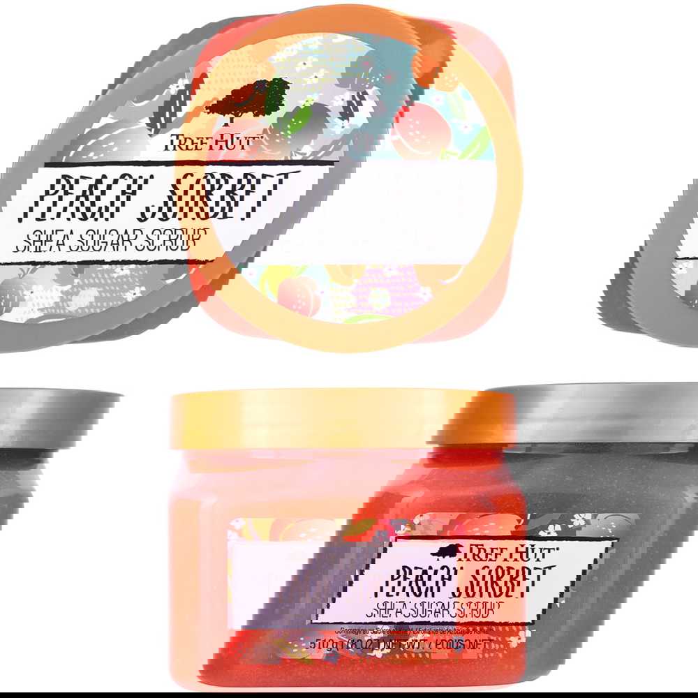 Shea Sugar Scrub Peach Sorbet, 510g