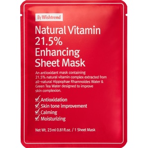 Natural Vitamin 21.5% Enhancing Sheet Mask, 23ml