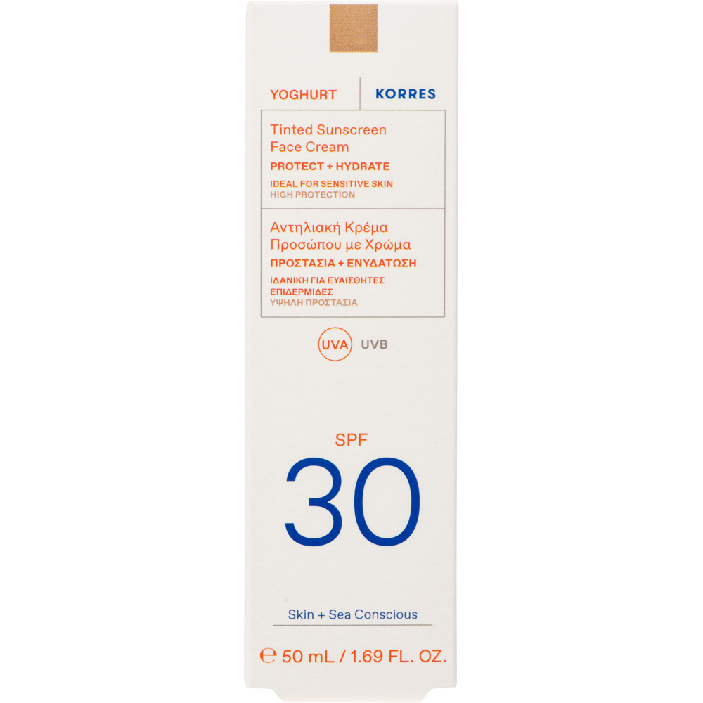 Yoghurt Tinted Sunscreen Face Cream SPF30