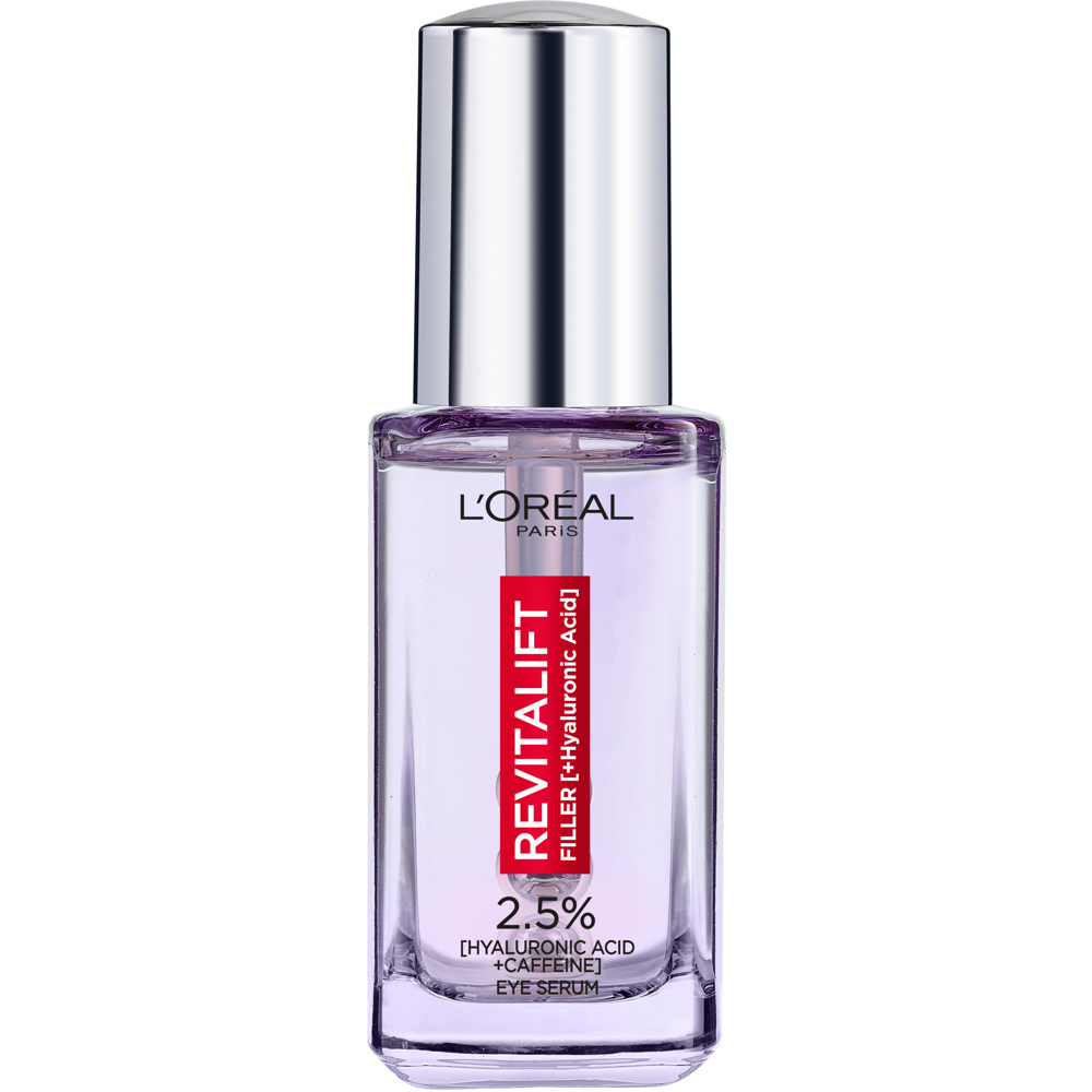 Revitalift Filler Eye Serum 2.5% Hyaluronic Acid + Caffeine, 20ml