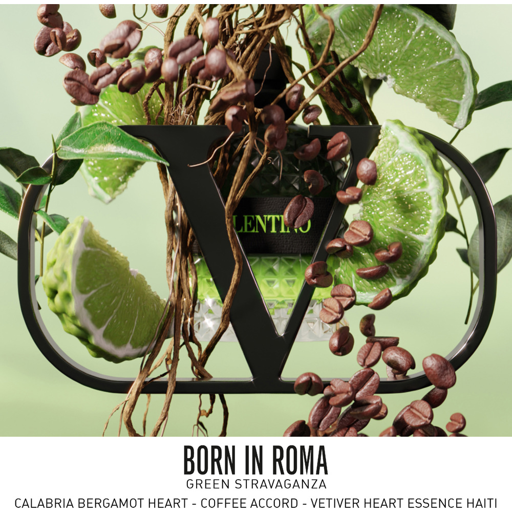 Uomo Born In Roma Green Stravaganza, EdT