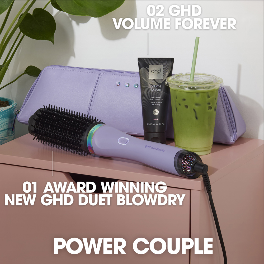 Duet Blowdry Limited Edition Hair Dryer Brush in Galactic Lilac