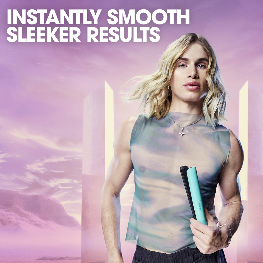 Gold Limited Edition Hair Straightener in Mystic Aqua