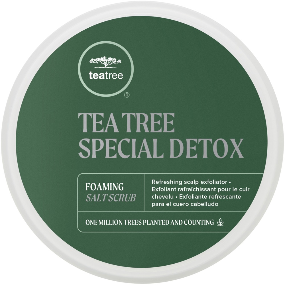 Tea Tree Special Detox Foaming Salt Scrub, 184g
