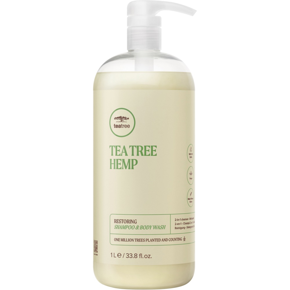 Tea Tree Hemp Restoring Shampoo & Body Wash