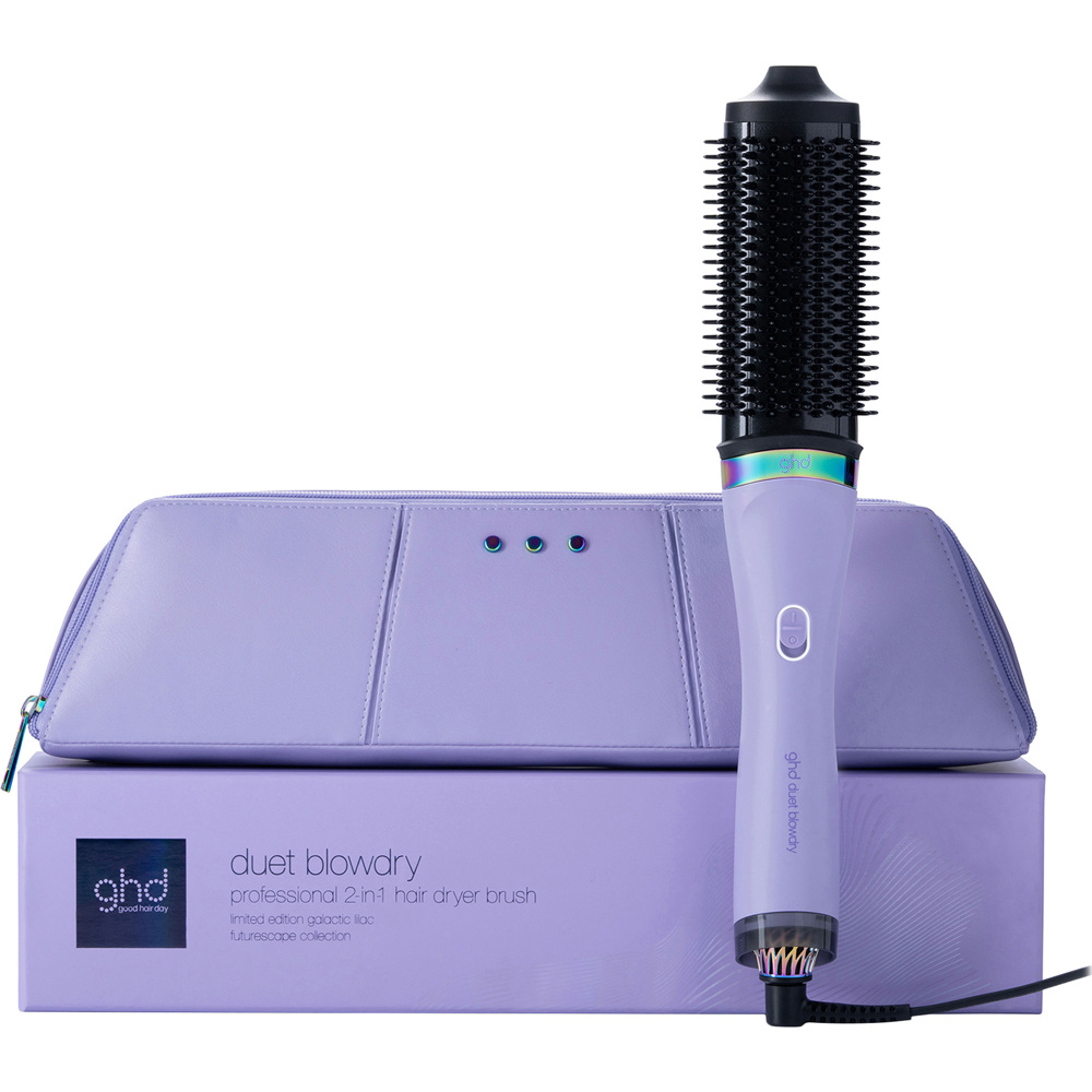 Duet Blowdry Limited Edition Hair Dryer Brush in Galactic Lilac