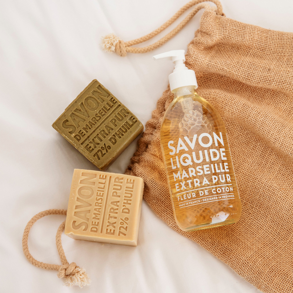 Liquid Marseille Soap Cotton Flower