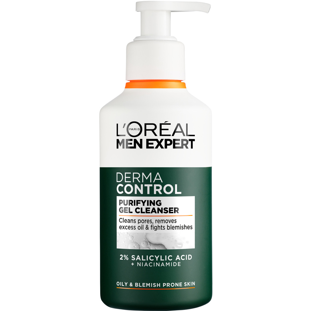 Men Expert Derma Control Purifying Gel Cleanser, 260ml