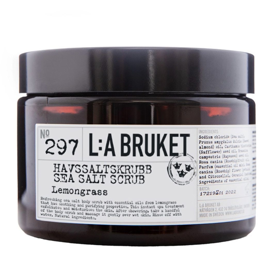 297 Sea Salt Scrub Lemongrass, 420g
