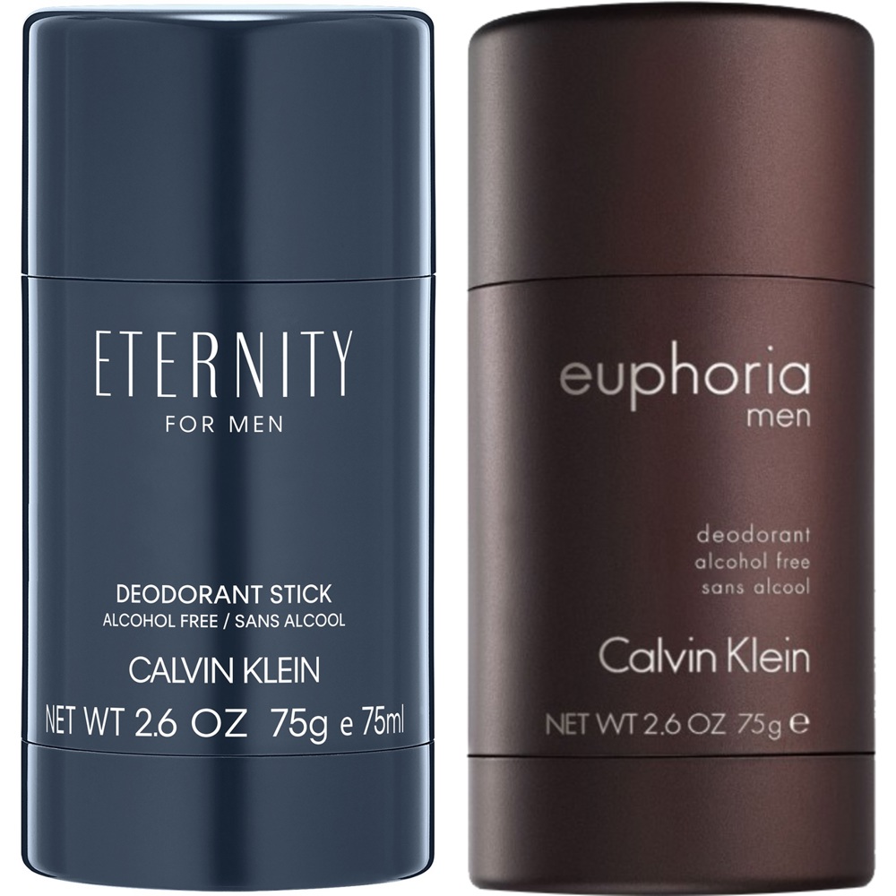Euphoria Men Deostick 75g + Eternity for Men Deostick 75g