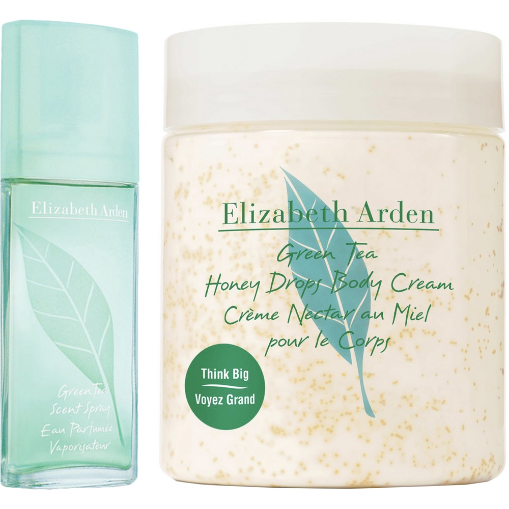 Green Tea Scent Spray 30ml + Honey Drops Body Cream 500ml