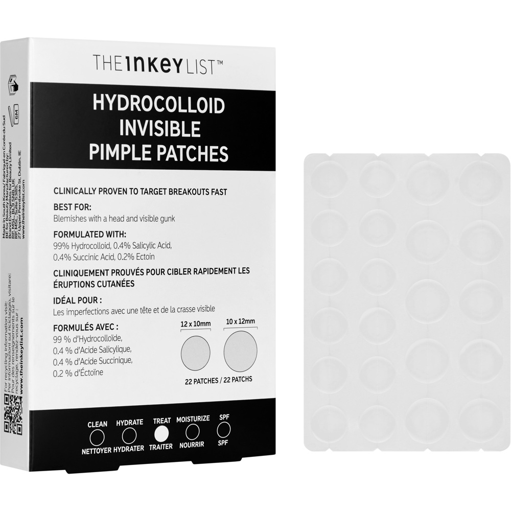 Hydrocolloid Invisible Pimple, 22 Patches