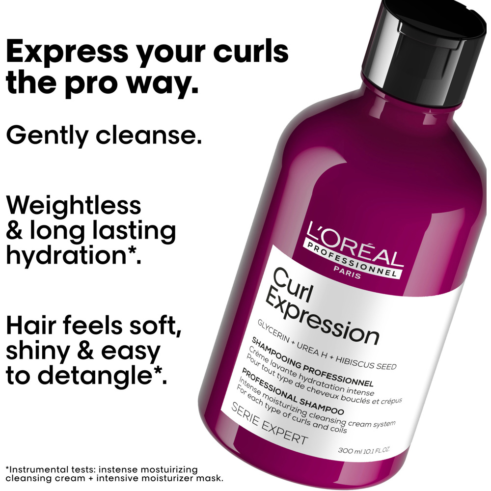 Curl Expression Moisturizing Shampoo, 300ml