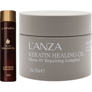 Keratin Healing Oil Intensive Hair Masque 210ml + Lustrous Shampoo 300ml