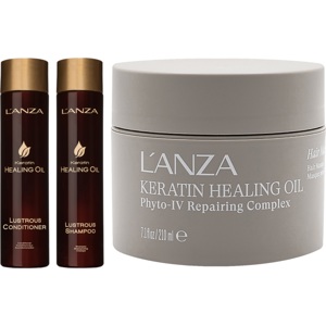 Keratin Healing Oil Lustrous Shampoo 300ml + Conditioner 250ml + Intensive Hair Masque 210ml