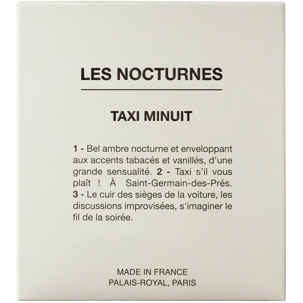 Taxi Minuit Scented Candle, 250g