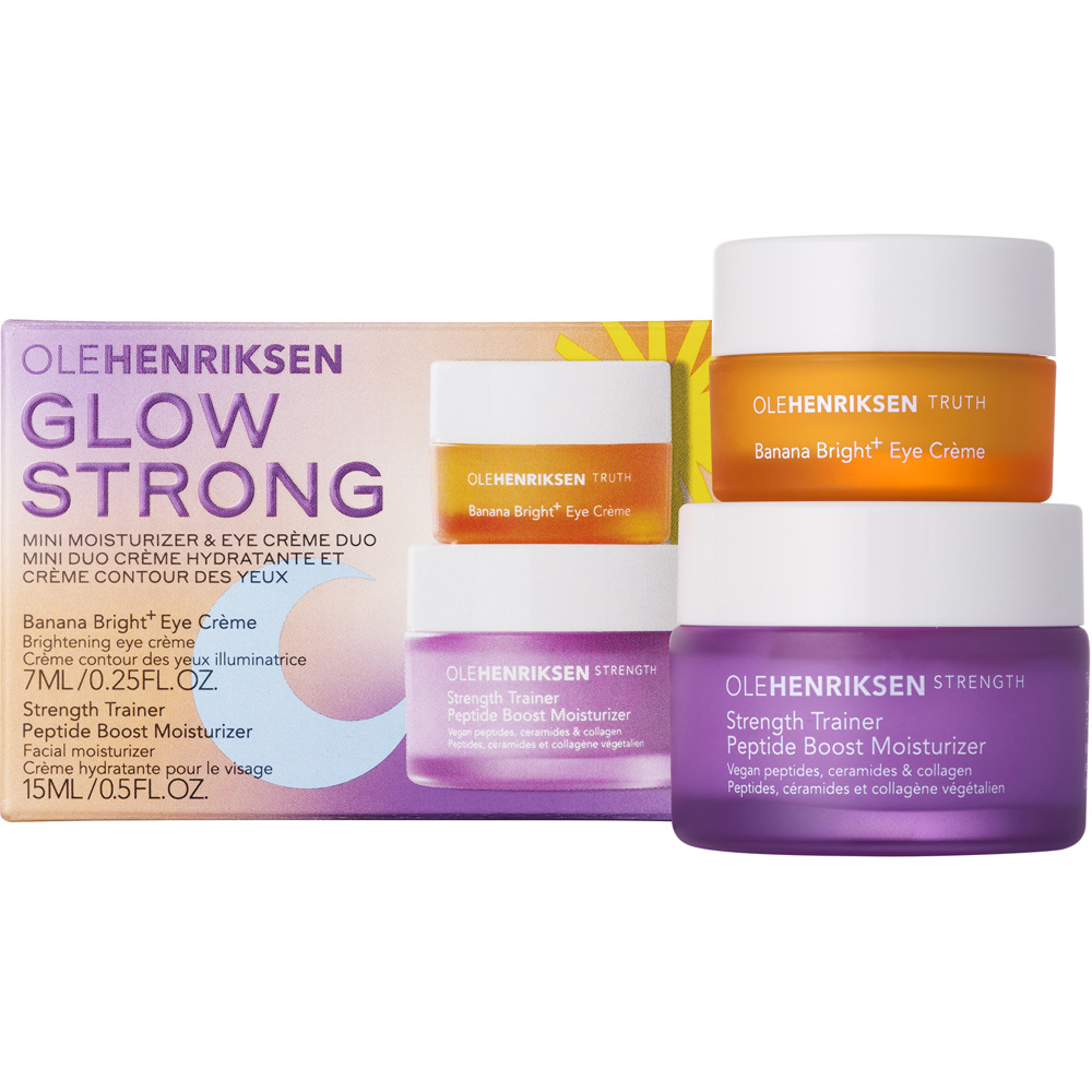 Glow Strong Mini Moisturizer + Eye Cream Duo