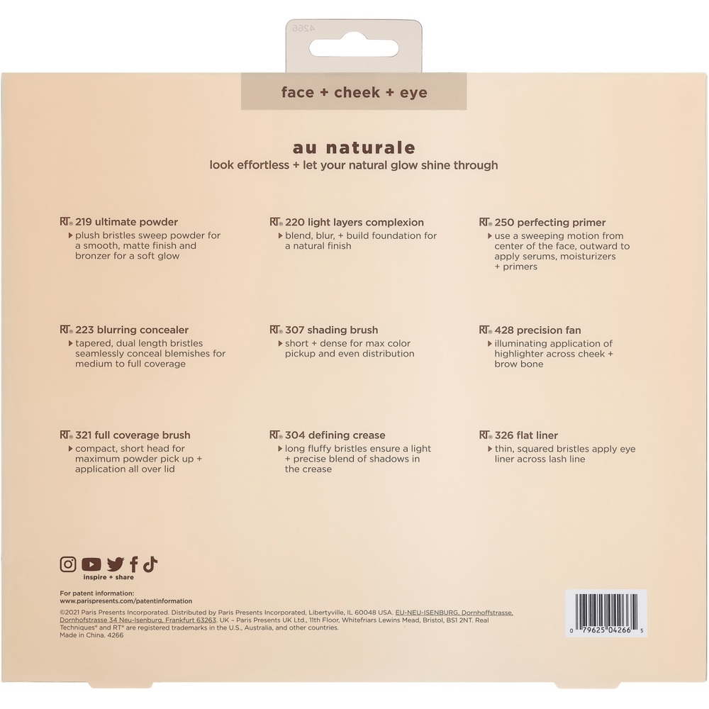 Au Naturale Makeup Brush Set