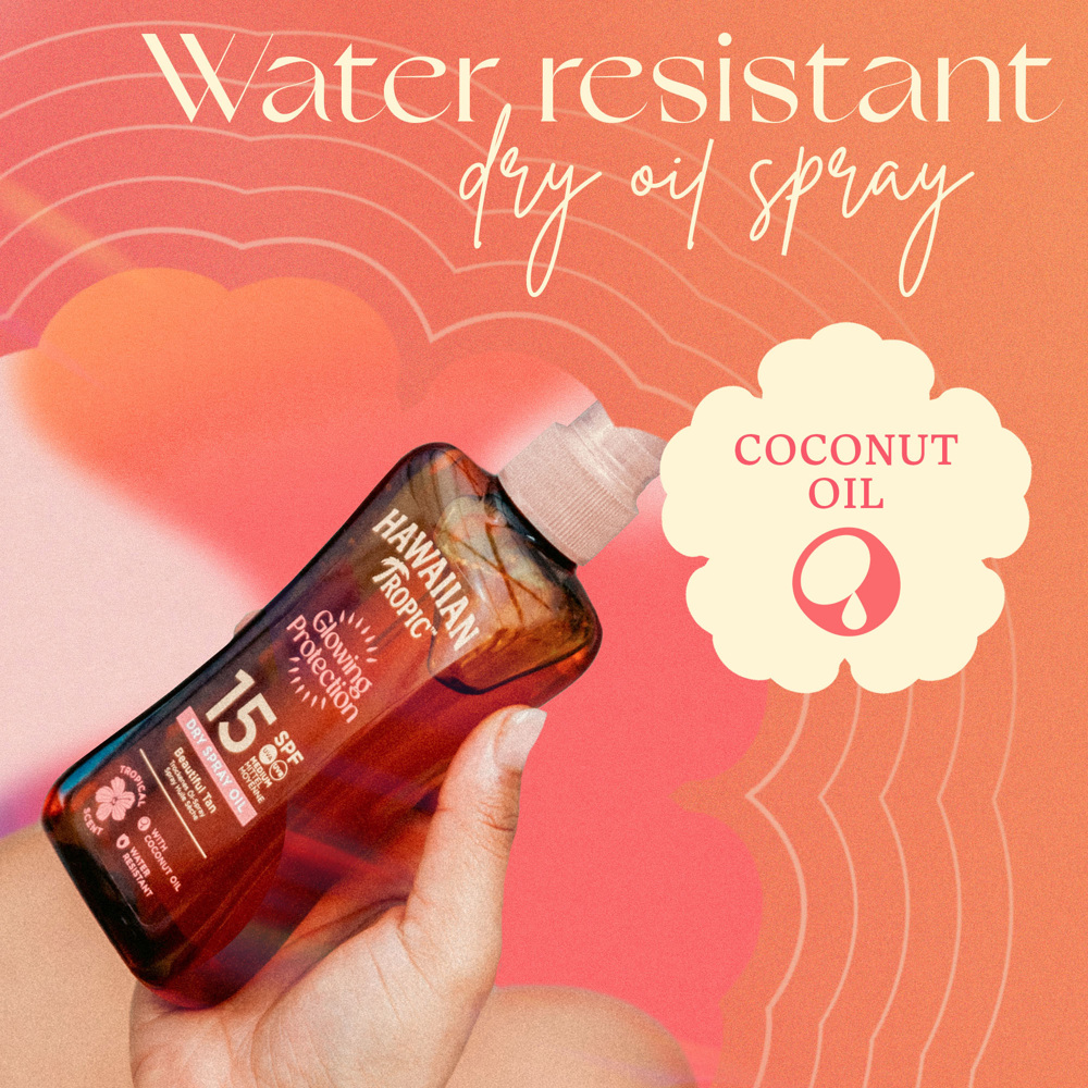 Glowing Protection Dry Oil Spray SPF15, 200ml