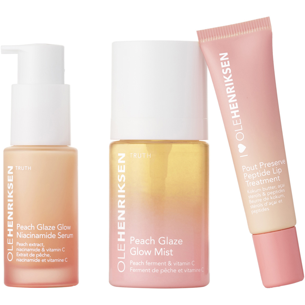 Peach Glaze Plumping Trio Set