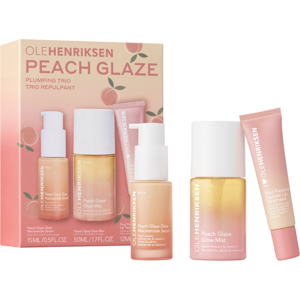 Peach Glaze Plumping Trio Set
