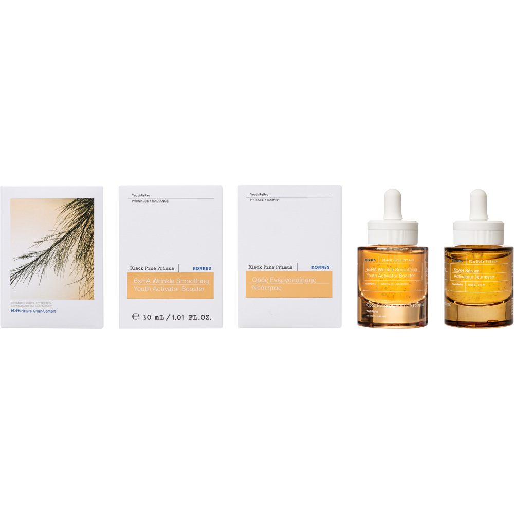 Black Pine Primus 6xHA Wrinkle Smoothing Youth Activator Booster Serum, 30ml