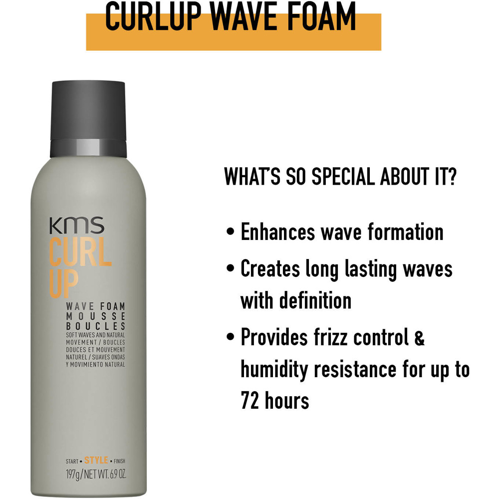 CurlUp Wave Foam, 200ml