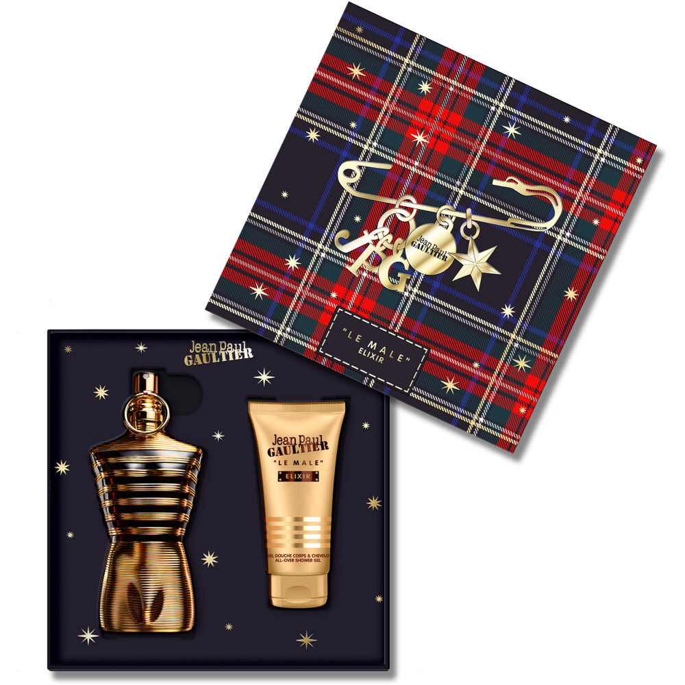 Le Male Elixir Gift Set, Parfum 125ml + Shower Gel 75ml