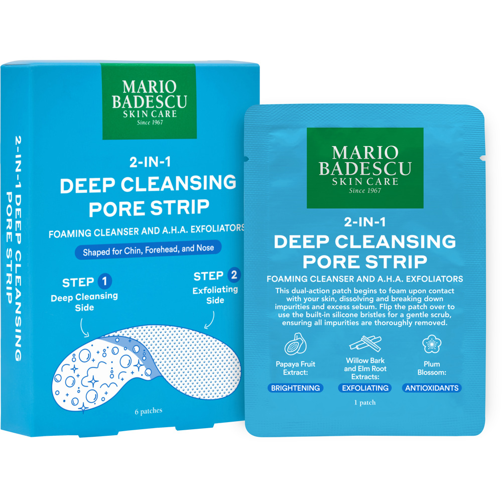 2-in-1 Deep Cleansing Pore Strip, 6 Patches