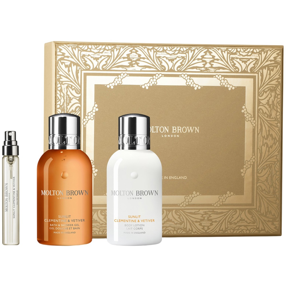 Clementine & Vetiver Travel Gift Set, EdP 7,5ml + Shower Gel 100ml + Body Lotion 100ml