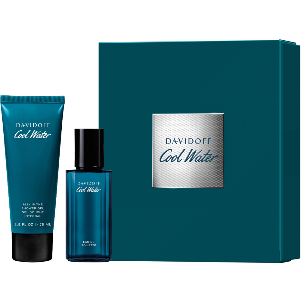 Cool Water Gift Set, EdT 40ml + Shower Gel 75ml