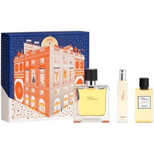 Terre d'Hermès Gift Set, Parfum 75ml + Parfum 15ml + Shower Gel 40ml