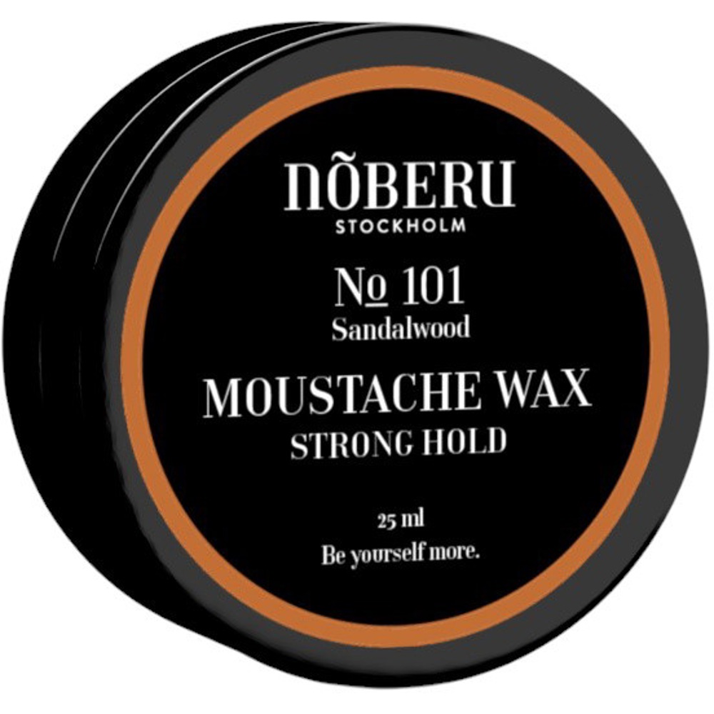 Moustache Wax, Strong Hold, Sandalwood, 25ml