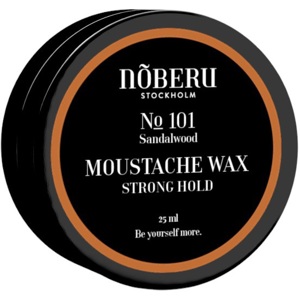 Moustache Wax, Strong Hold, Sandalwood, 25ml