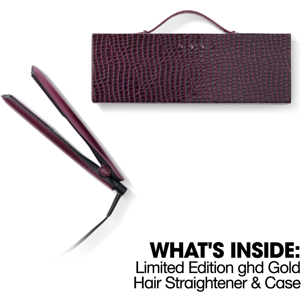 Gold Limited Edition Hair Straightener, Cherry Chic
