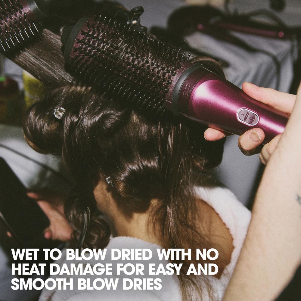 Duet Blow Dry Limited Edition 2-in-1 Hair Dryer Brush, Cherry Chic