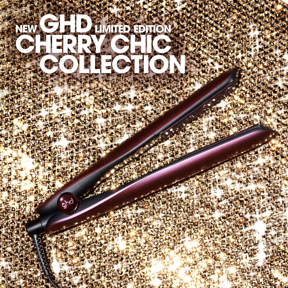 Gold Limited Edition Hair Straightener, Cherry Chic